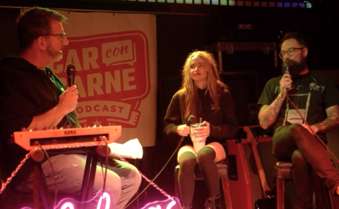 clubdrugs interviewed for Car Con Carne Episode 1000 at Liar's Club in Chicago